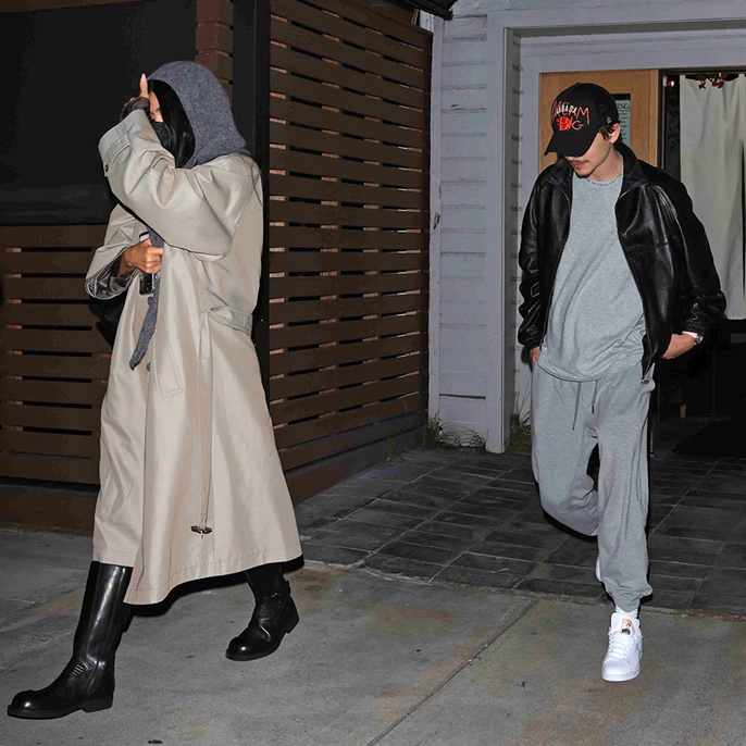 See Kendall Jenner Join Kylie Jenner's Date Night With Timoth&eacute;e Chalamet