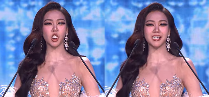 Miss Thailand Playfully Reacts to Her Teeth Falling Out in Viral Pageant Moment 1