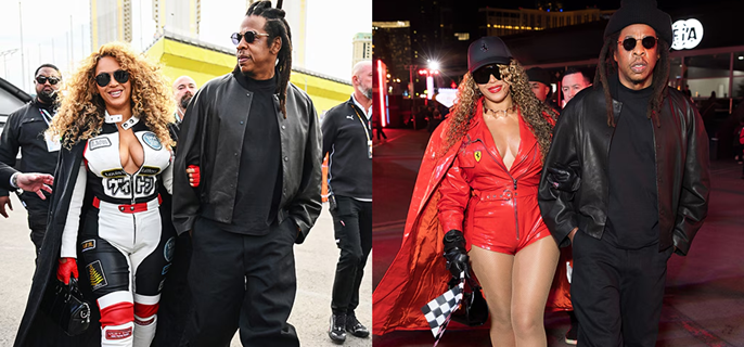 Beyoncé and Jay-Z Make Rare Joint Appearance at F1 Grand Prix 1