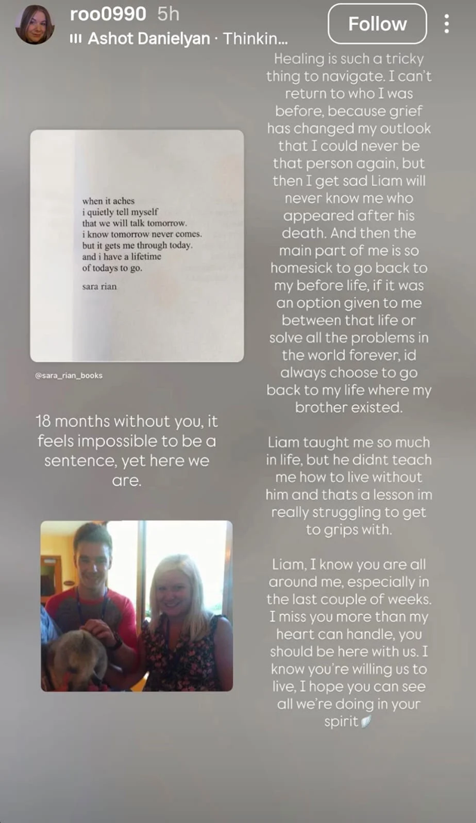 Liam Payne's sister shares painful confession about life without him 1