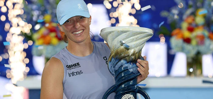 Iga Swiatek claims first Cincinnati Open title after beating Jasmine Paolini 1