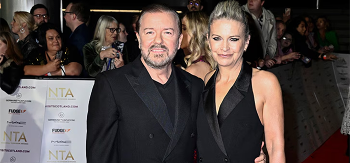 Ricky Gervais’ Partner of Over 40 Years Jane Fallon Shares Cancer Diagnosis 1