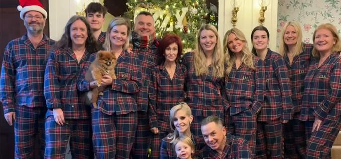 Kelly Osbourne, Sharon Osbourne Twin in Matching Pajamas For First Christmas Since Ozzy Osbourne's Death 1