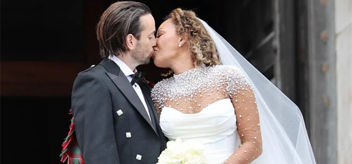 Mel B Marries Hairstylist Rory McPhee at St. Paul's Cathedral in London 1