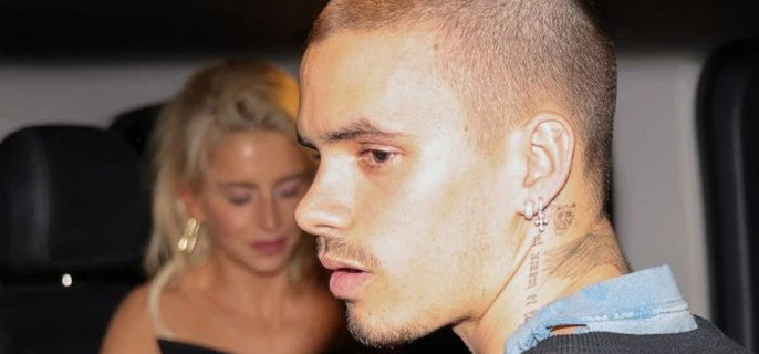 Romeo Beckham finally breaks silence on romance with model Caroline Daur 1
