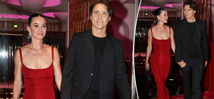 Katy Perry and Justin Trudeau make their first public debut as couple, walk hand-in-hand in Paris 1