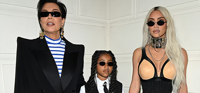 Kris Jenner Reacts to Granddaughter North West’s Viral SKIMS Modeling Campaign 1