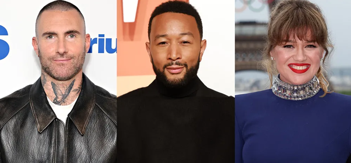 ‘The Voice’ Sets Adam Levine, John Legend and Kelly Clarkson as Season 29 Coaches 1