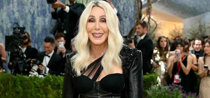 Cher Makes Us Believe in Fashion in Rock-Inspired Leather Look at 2026 Met Gala 1