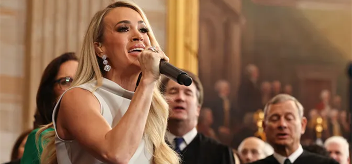 Carrie Underwood triumphs at Trump inauguration after musical mishap 1