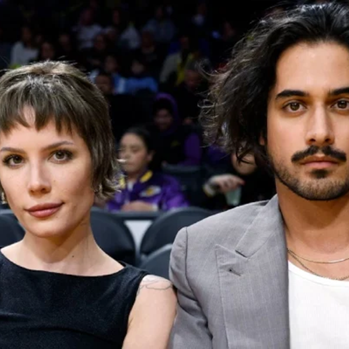 Halsey and beau Avan Jogia attend Venice film festival red carpet