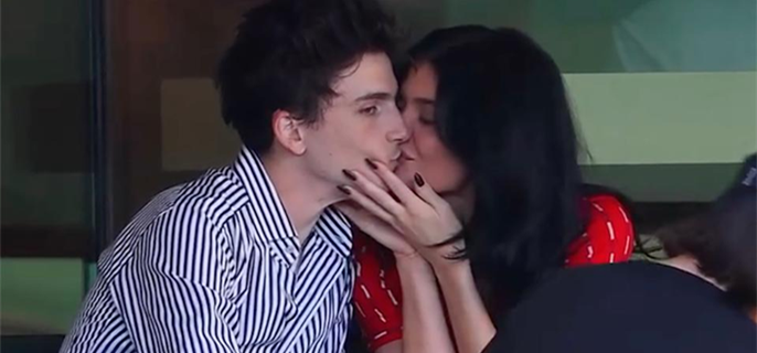 Kylie Jenner can’t keep her hands off Timothée Chalamet at Indian Wells tennis tournament 1