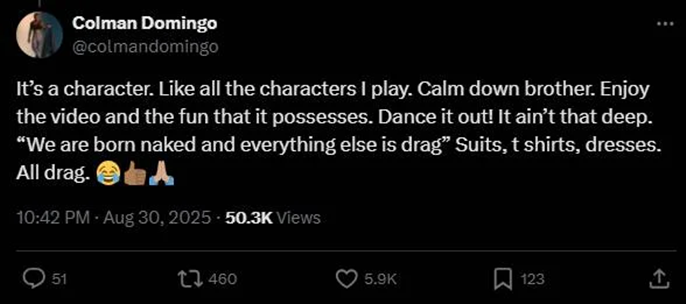Colman Domingo finally addresses Sabrina Carpenter’s Tears criticism 1