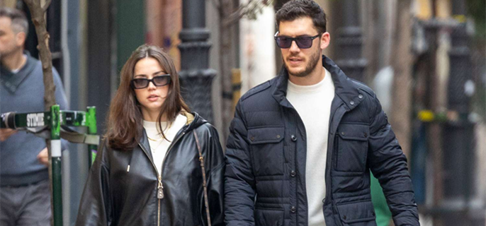 Ana de Armas Holds Hands with Stepson of Cuba's President as They Step Out Together in Madrid 1