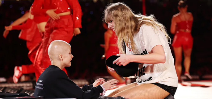 Taylor Swift Makes “22” Hat Dream Come True for Australian Girl Battling Cancer 1