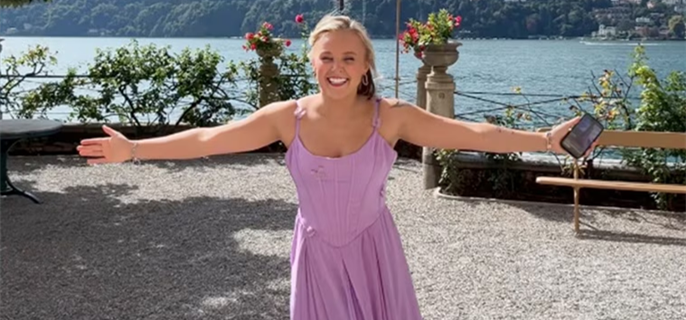 JoJo Siwa Ditches Her Signature Style for Rare Gown in Italy Photo 1