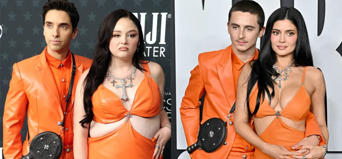 Meg Stalter, Paul W. Downs Joke They Borrowed Critics Choice Outfits “From Friends” 1