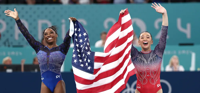 Simone Biles Wins Gold in 2024 Paris Olympics All-Around Gymnastics Final as Suni Lee Scores Bronze 1