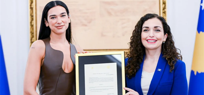 Dua Lipa granted Kosovo citizenship 1