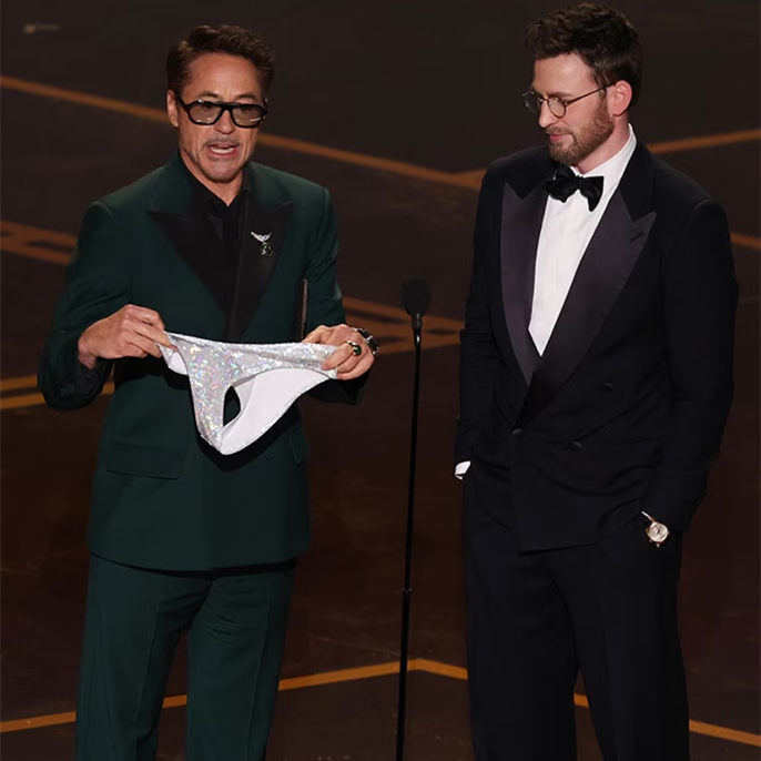 Robert Downey Jr. Mispronouncing Channing Tatum's Name at the Oscars 2026 Is the New Adele Dazeem