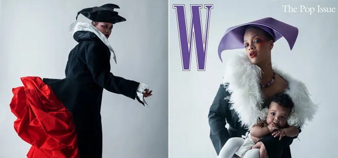 Rihanna's Daughter Rocki Irish, 7 Months, Wears Dior's First-Ever Diaper for Magazine Cover Debut 1