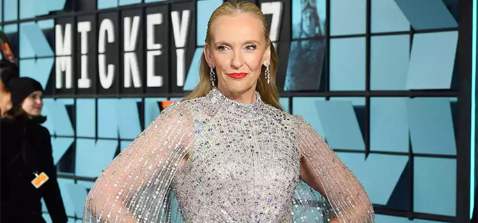 Toni Collette Shimmers in Silver at Mickey 17 Premiere, Says 'It Was Bloody Brilliant' to Work on the Sci-Fi Comedy 1