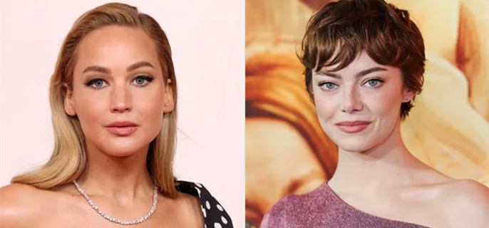 Jennifer Lawrence Didn't Want Emma Stone to Shave Her Hair for New Movie: 'Already Lived Through the Billie Jean King Haircut' 1