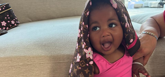 Cardi B Reveals Baby Girl Blossom's Face in New Photos 1