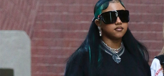 North West Debuts Major Transformation With Bleached Brows 1