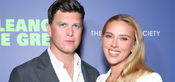 Colin Jost Reacts to Zoe Saldaña Replacing Wife Scarlett Johansson as Hollywood's Highest-Grossing Star 1