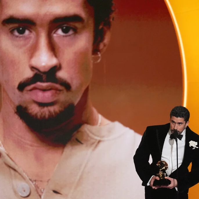 Bad Bunny wins album of the year at the 2026 Grammy Awards, a first for a Spanish-language album
