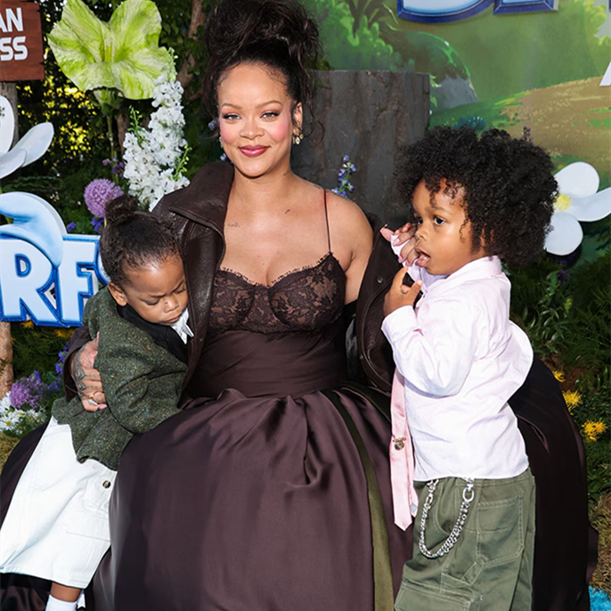 Rihanna Debuts Massive Scribble Tattoo Designed by Her 3 Kids