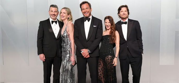 Will Arnett, Jimmy Kimmel Crash Jason Bateman and Amanda Anka’s Oscars Party Date Night  1