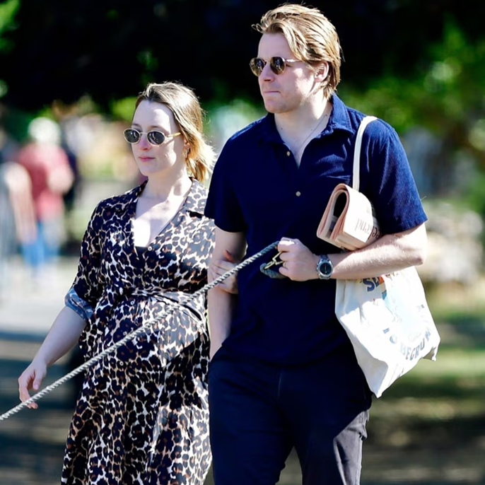 Pregnant Saoirse Ronan Showcases Baby Bump During Stroll With Jack Lowden