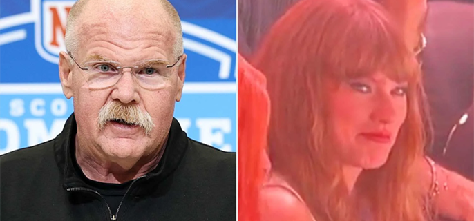 Andy Reid Says Taylor Swift Did 'Great Job with Handling It' After Being Booed at Super Bowl: 'A Tough Deal' 1