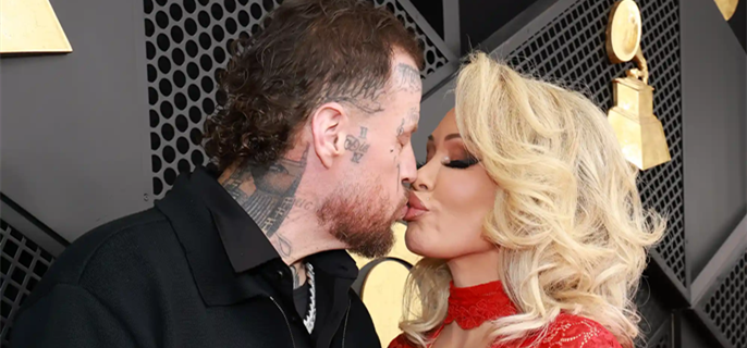 Jelly Roll Tells His Wife Bunnie Xo 'I Would Have Killed Myself If It Wasn't for You' as He Tearfully Accepts Grammy 1