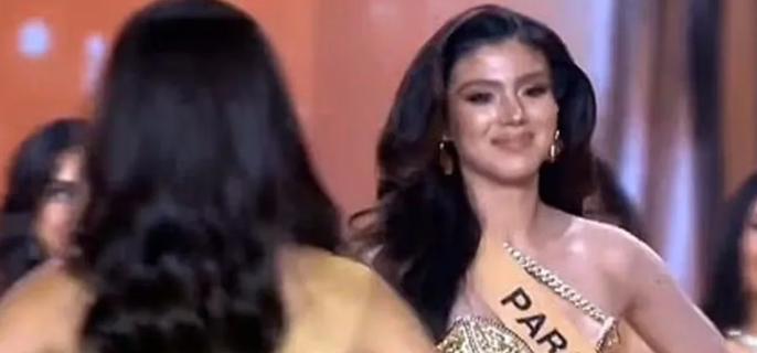Miss Panama beauty queen’s awkward onstage blunder goes viral — leaving viewers mortified: ‘Beg your pardon?’ 1