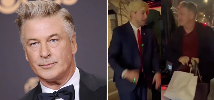 Alec Baldwin Nearly Comes to Blows with Trump Impersonator 1