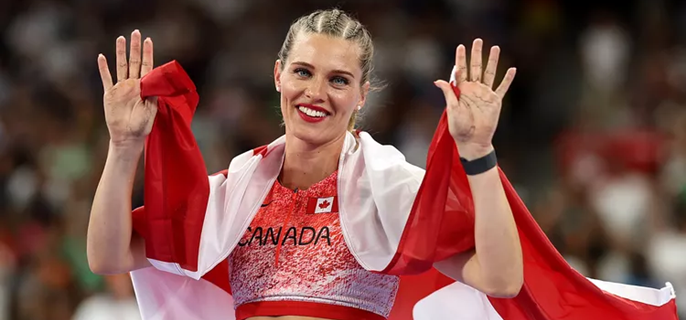 Pole Vaulter Alysha Newman Twerks After Winning Medal at Paris Olympics 1