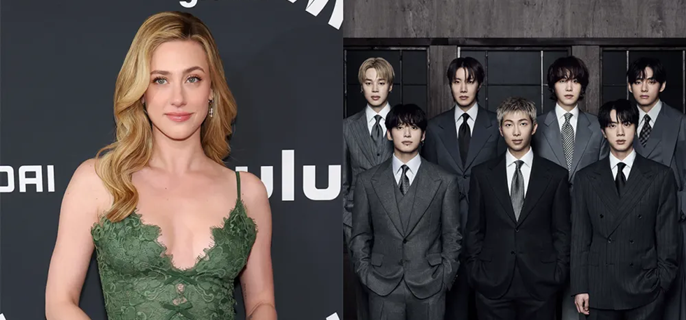 Lili Reinhart Sets Sail With BTS in the K-pop Group’s New Music Video for “Swim” 1