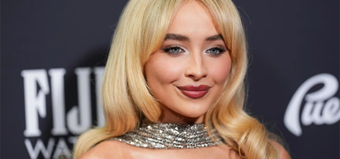 Sabrina Carpenter Illuminates in Versace’s Hourglass-sculpted Aluminum Dress for Time 100 Next Gala 2024 Red Carpet 1