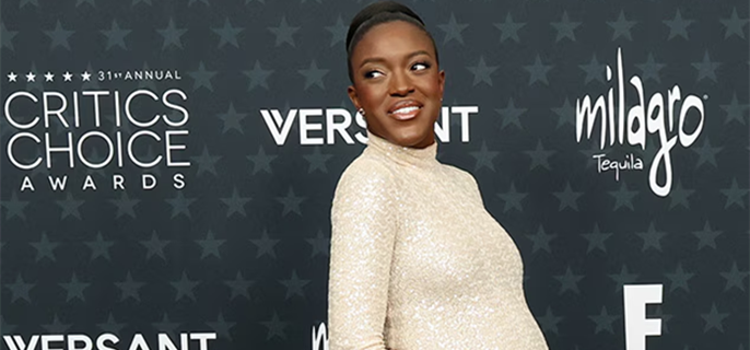Paradise's Krys Marshall Debuts Pregnancy at Critics Choice Awards 2026 1