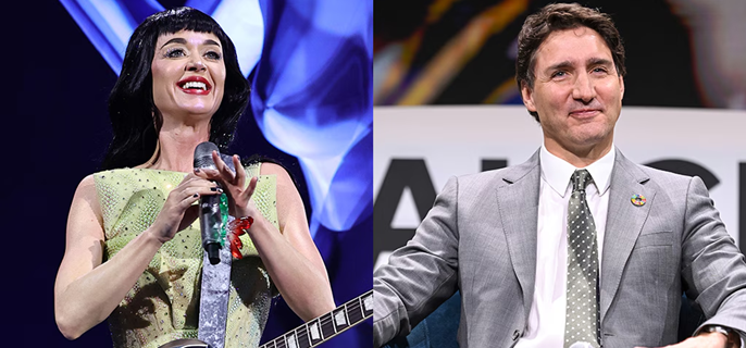 Katy Perry and Justin Trudeau Enjoy PDA-Filled Yacht Excursion 1