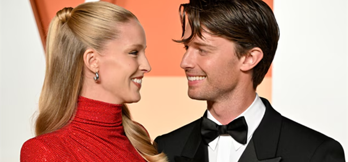 Patrick Schwarzenegger Marries Model Abby Champion in Lakeside Wedding 1