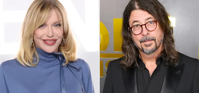 Courtney Love Asks Dave Grohl to 'Come Out with It and Say We're Cool' So His Fans 'Stop Picking' on Her 1