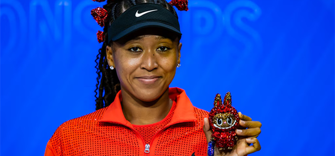 Naomi Osaka Shows Off Most Elaborate Labubu Ever at US Open 2025 1