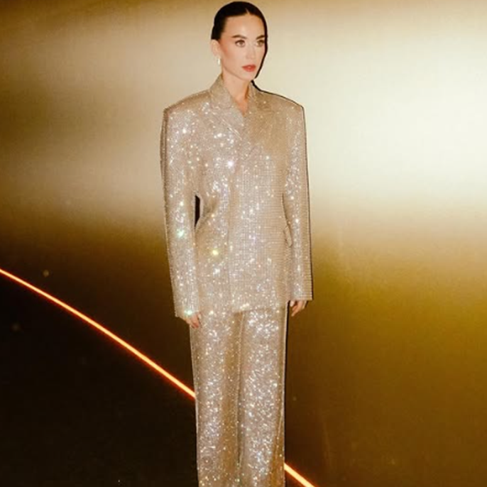 Katy Perry Dazzles in Giuseppe Di Morabito Suit for Joy Awards