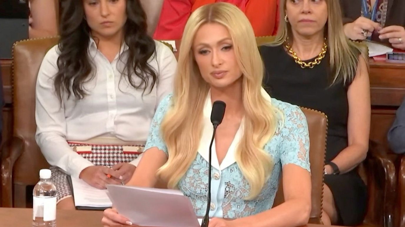 Paris Hilton testifies to US Congress about childhood abuse