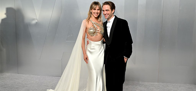 Sink Your Teeth Into Robert Pattinson and Suki Waterhouse's Oscars 2026 Date Night 1