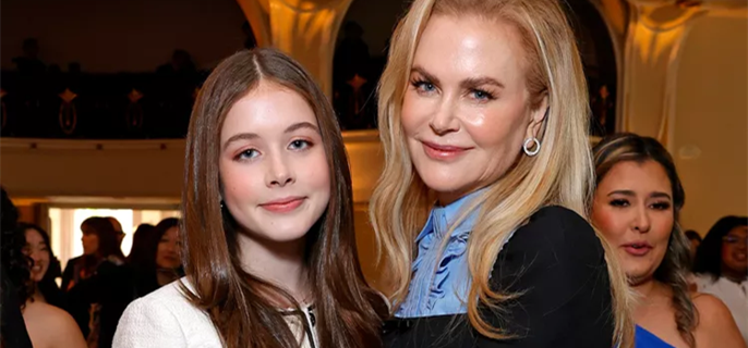 Nicole Kidman's Daughter Faith, 13, Makes Rare Appearance with Mom at Gala in Beverly Hills — See the Sweet Photo! 1